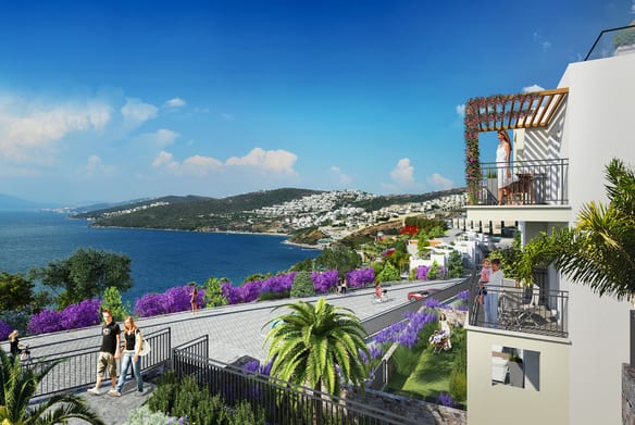 Adabuku Evleri Appartements à vendre à Bodrum