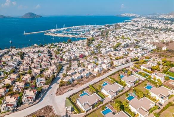 Bodrum Villa with Greek Islands View