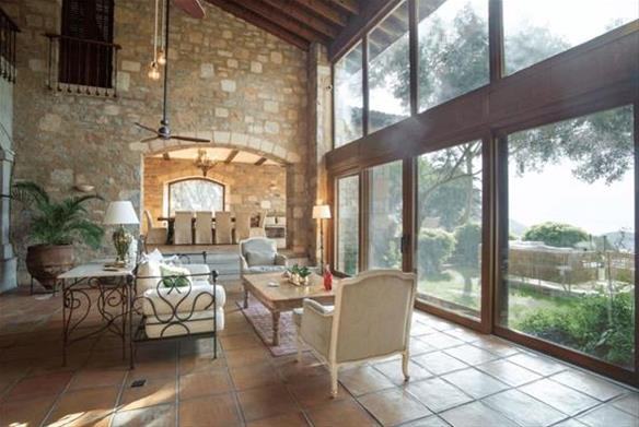 Restored Stone Villa with Panoramic Sea View in Yalıkavak