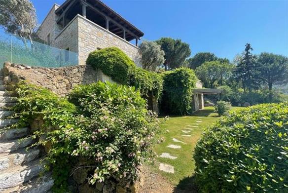 Restored Stone Villa with Panoramic Sea View in Yalıkavak