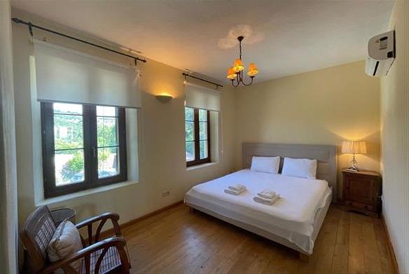 Restored Stone Villa with Panoramic Sea View in Yalıkavak