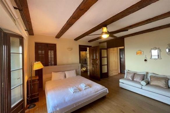 Restored Stone Villa with Panoramic Sea View in Yalıkavak