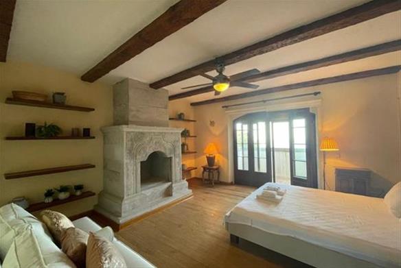 Restored Stone Villa with Panoramic Sea View in Yalıkavak