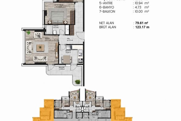 Kılıç Life Maslak 2+1